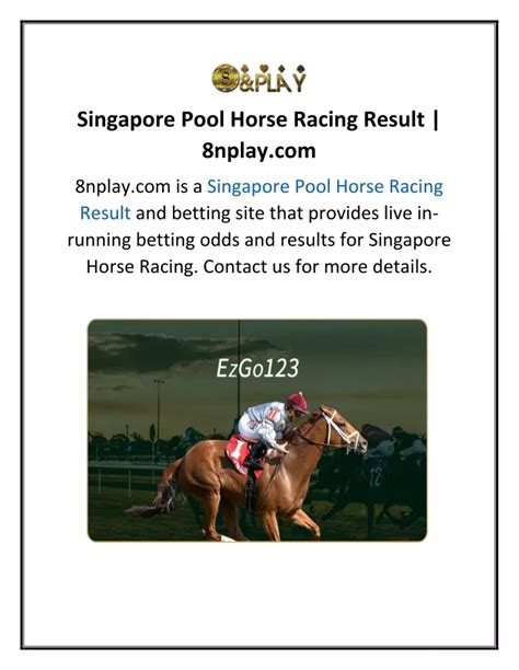 singapore pool horse racing result